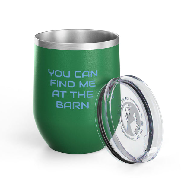 Wine Tumbler, 12oz - At The Barn - Color Options