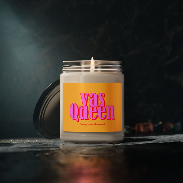 Scented Soy Candle, 9oz - Yas Queen