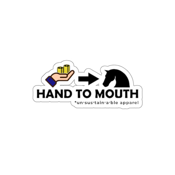 Die-Cut Stickers - Hand To Mouth