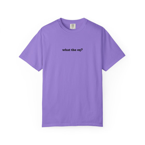 Unisex Garment-Dyed T-shirt - What The EQ?