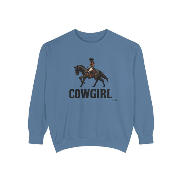 Premium Unisex Garment-Dyed Sweatshirt - Cowgirl