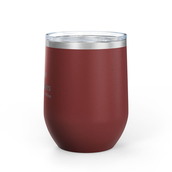 Wine Tumbler, 12oz - Corks/Quitters