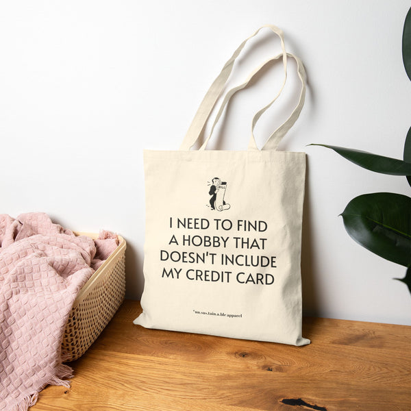 Cotton Canvas Tote Bag - Credit Card
