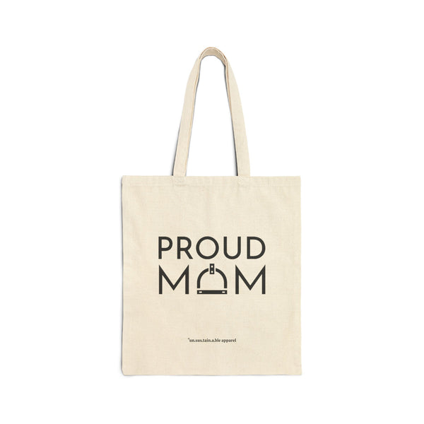 Cotton Canvas Tote Bag - Proud Mom - Stirrup