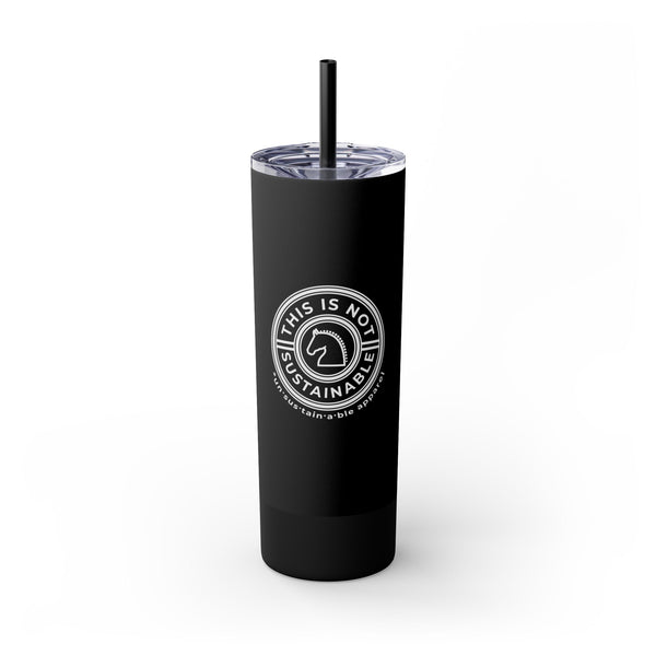 Skinny Tumbler with Straw, 20oz