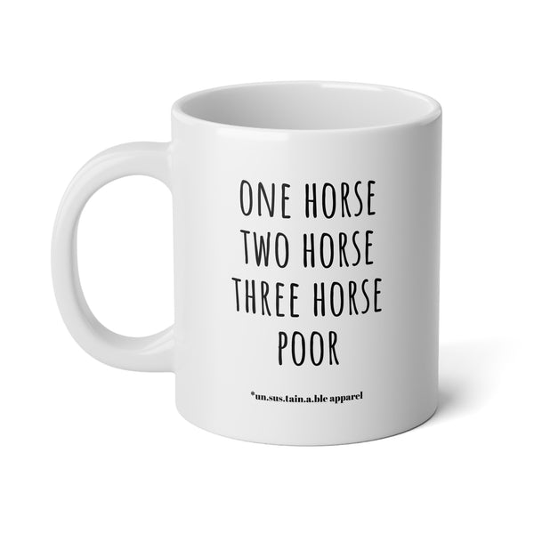 Jumbo Mug, 20oz - One Horse
