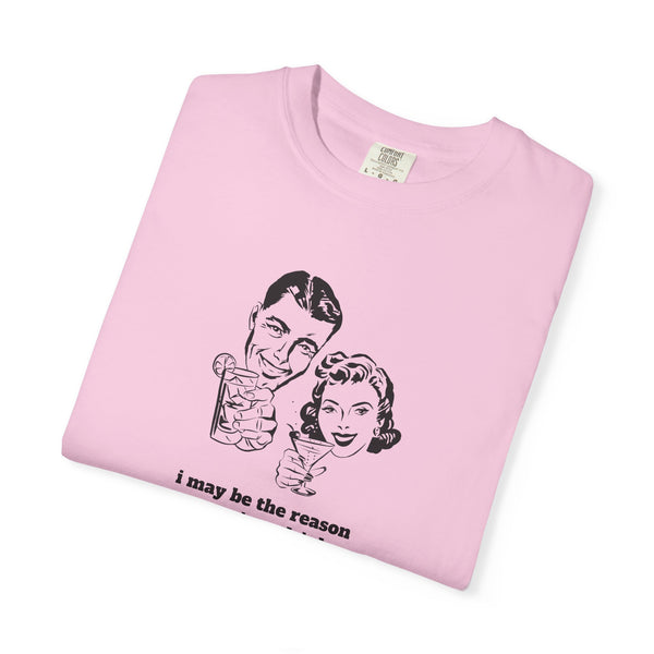 Unisex Garment-Dyed T-shirt - Trainer/Drinks