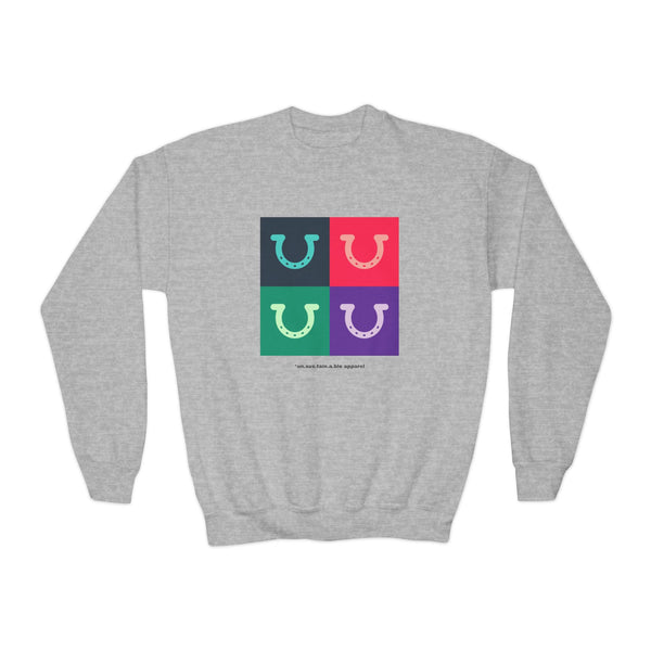 Youth Crewneck Sweatshirt - My Lucky Horseshoe