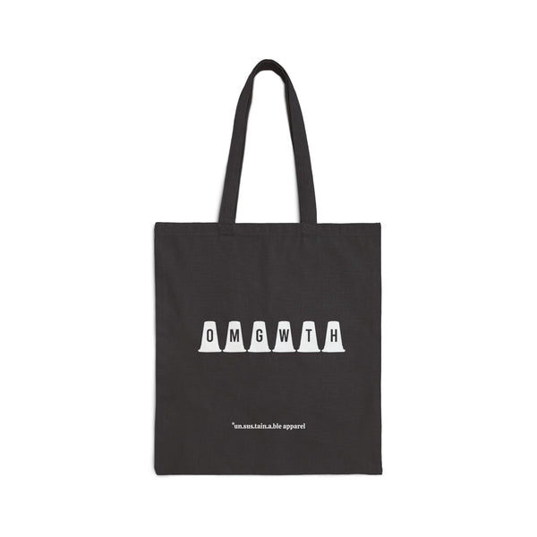 Cotton Canvas Tote Bag - OMGWTH - Printed On Both Sides