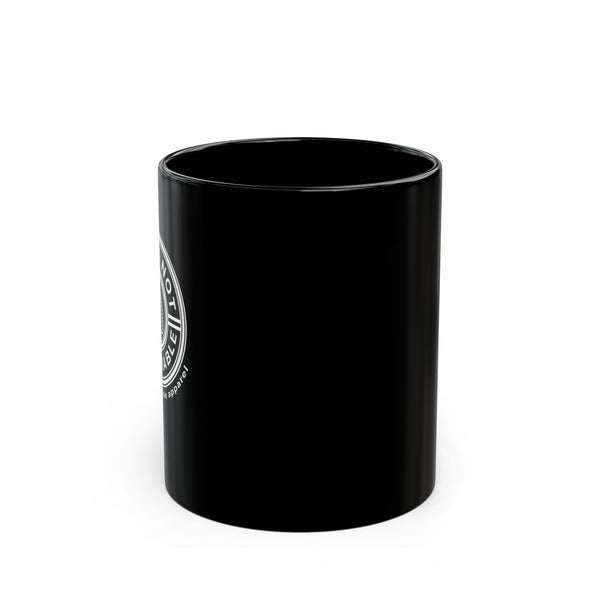 Black Mug (11oz, 15oz) - This Is Not Sustainable - Logo