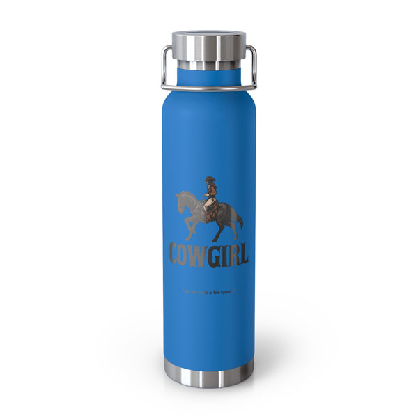 Copper Vacuum Insulated Bottle, 22oz - Cowgirl