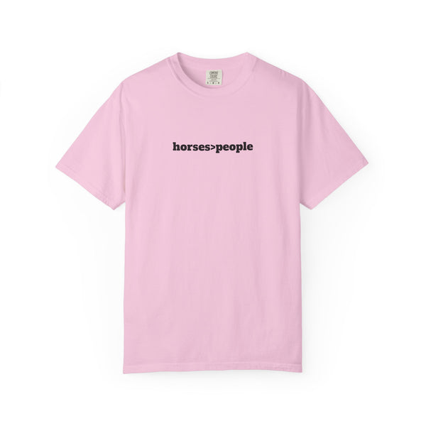 Unisex Garment-Dyed T-shirt - Horses>People