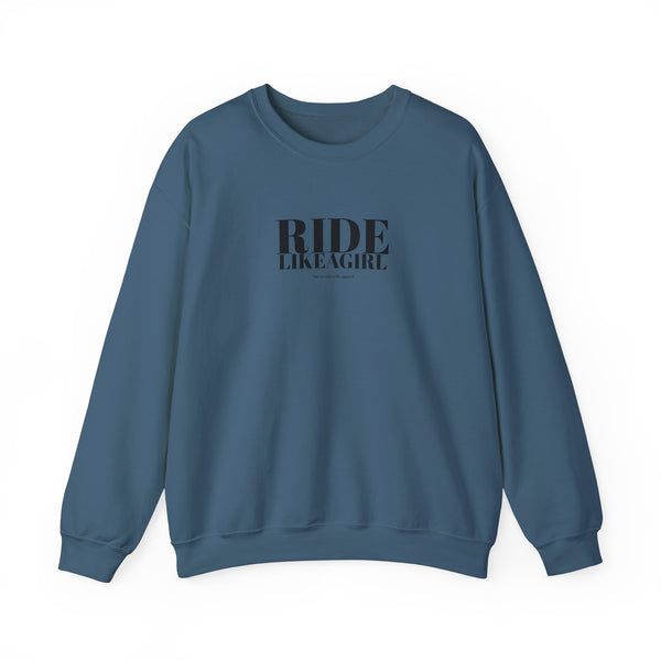 Unisex Heavy Blend™ Crewneck Sweatshirt - Ride Like A Girl