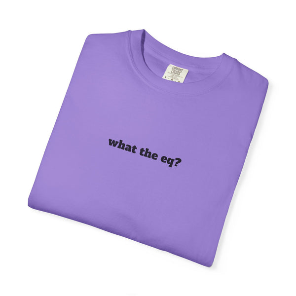 Unisex Garment-Dyed T-shirt - What The EQ?
