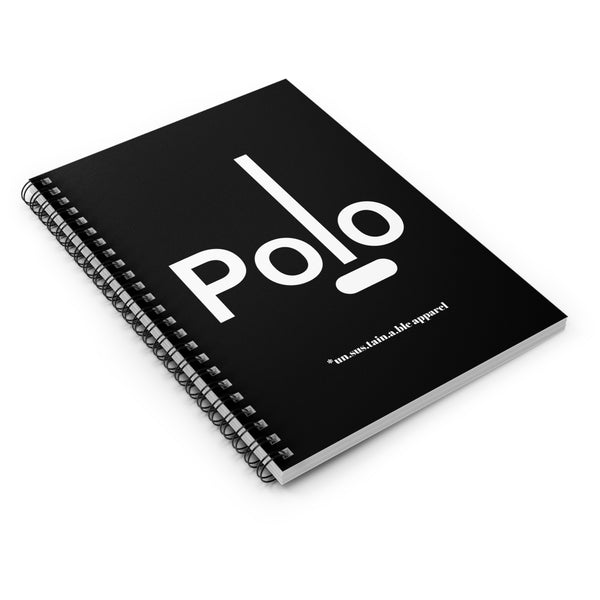 Spiral Notebook - Ruled Line - Polo