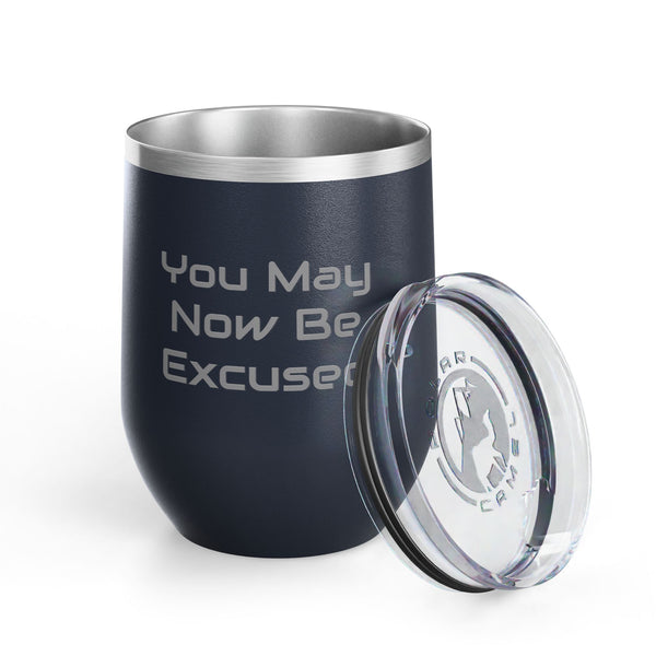 Wine Tumbler, 12oz - Excused