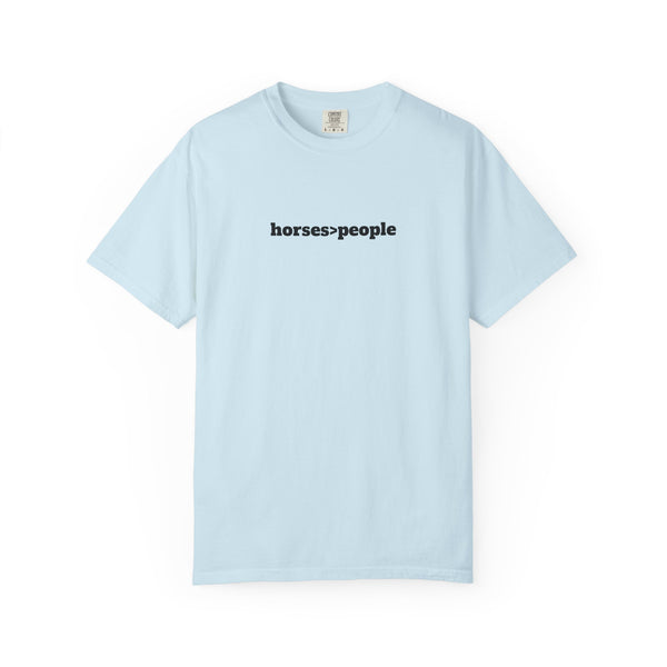 Unisex Garment-Dyed T-shirt - Horses>People