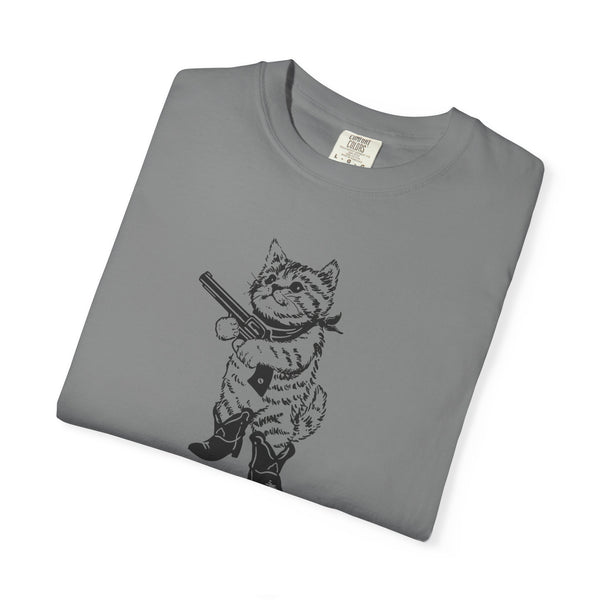 Unisex Garment-Dyed T-shirt - Pew Pew/Mew Mew