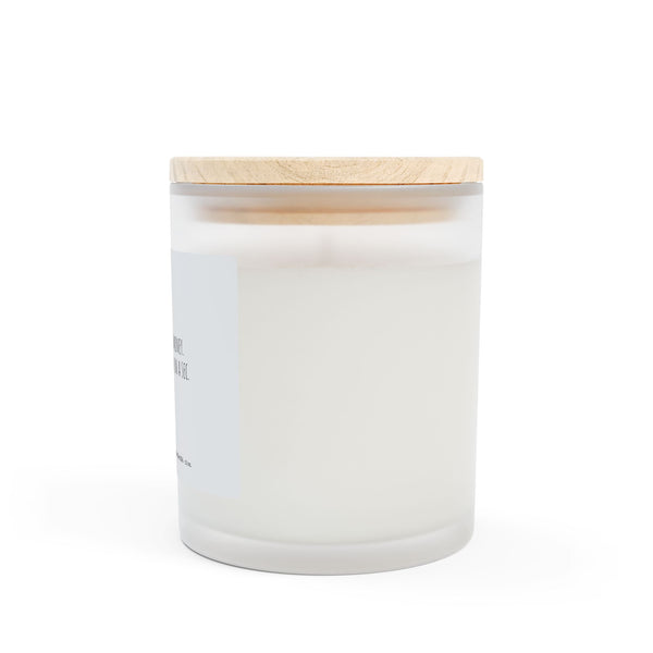 Frosted Glass Candle, 11oz - Hold On A Sec