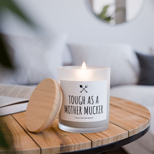 Frosted Glass Candle, 11oz - Mother Mucker