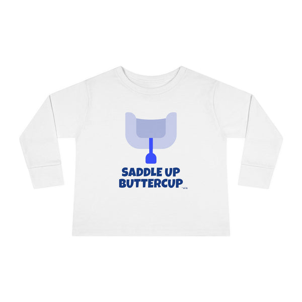 Toddler Long Sleeve Tee - Saddle Up Buttercup