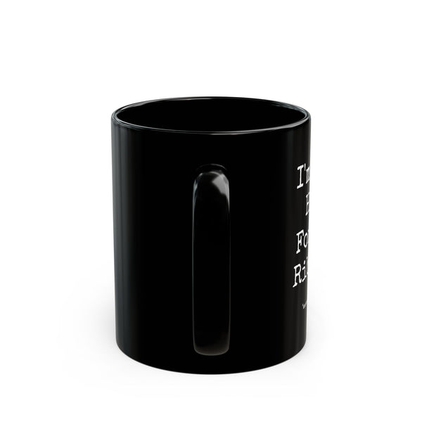 Black Mug (11oz, 15oz) - Just Here For The Ribbons