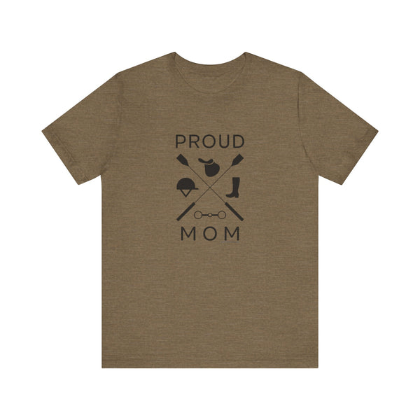 Unisex Jersey Short Sleeve Tee - Proud Mom - Crops