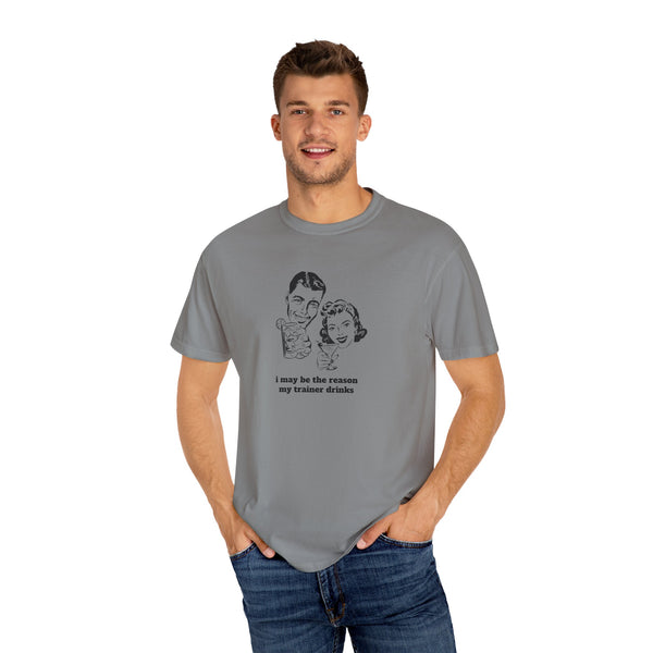 Unisex Garment-Dyed T-shirt - Trainer/Drinks