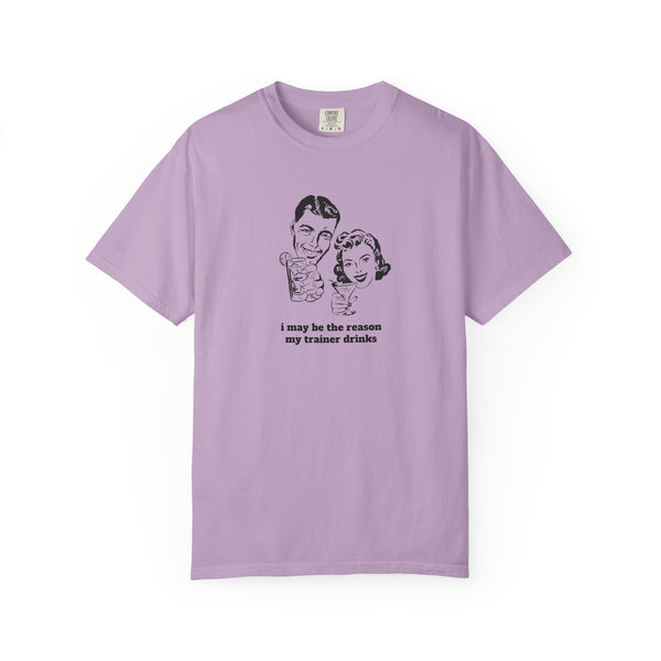 Unisex Garment-Dyed T-shirt - Trainer/Drinks