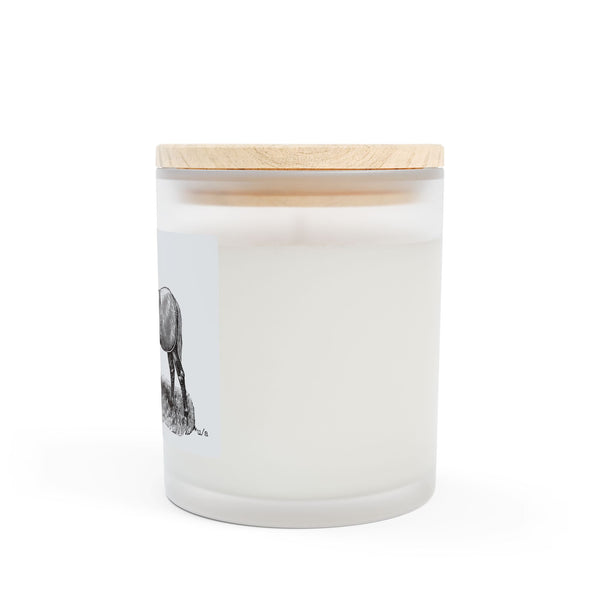 Frosted Glass Candle, 11oz - Sweater Weather