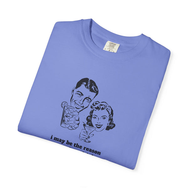 Unisex Garment-Dyed T-shirt - Trainer/Drinks