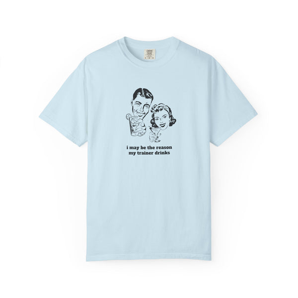 Unisex Garment-Dyed T-shirt - Trainer/Drinks