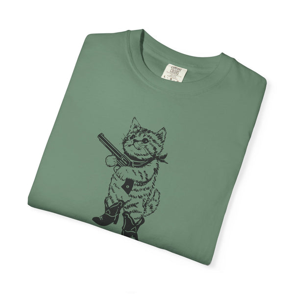 Unisex Garment-Dyed T-shirt - Pew Pew/Mew Mew