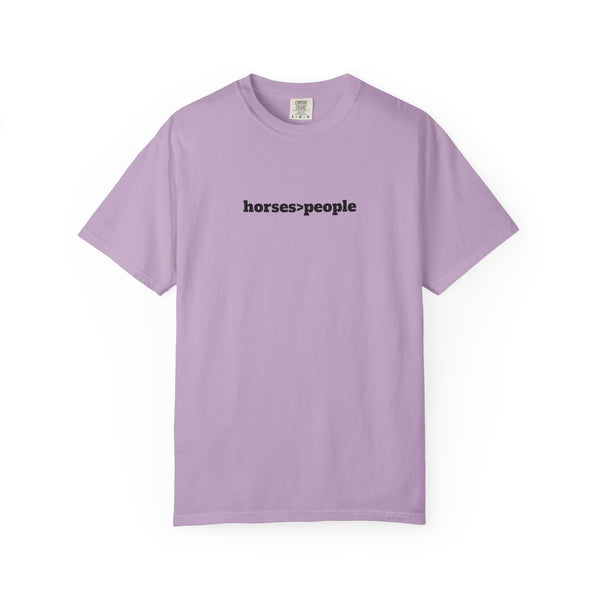 Unisex Garment-Dyed T-shirt - Horses>People