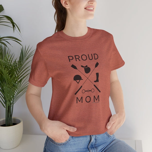 Unisex Jersey Short Sleeve Tee - Proud Mom - Crops