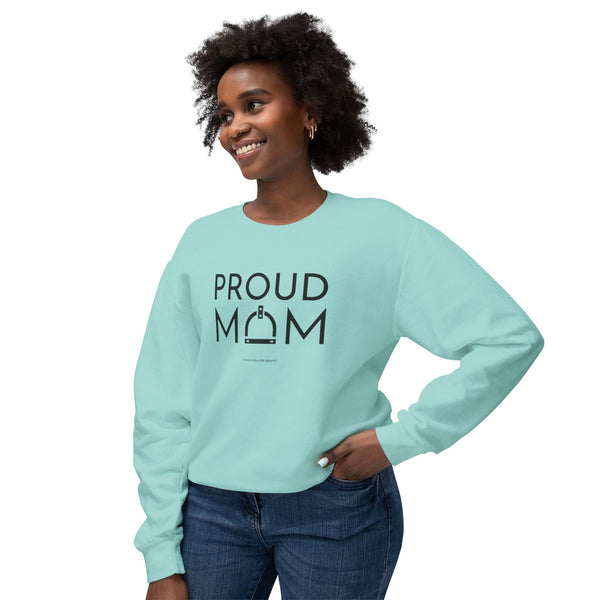 Unisex Lightweight Crewneck Sweatshirt - Proud Mom