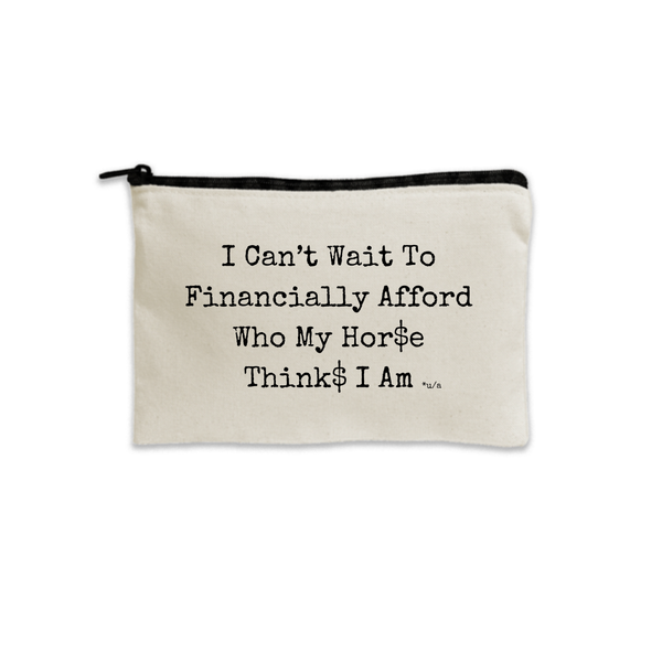 Canvas Zipper Small Pouch 5" x 7" - Financially Afford